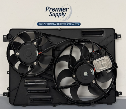 LAND ROVER FREELANDER 2 COOLING RADIATOR FAN WITH CONTROL MODULE LR011905