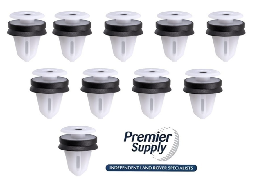 10 x DISCOVERY 3 FREELANDER 2 RANGE ROVER SPORT DOOR CARD TRIM CLIPS LR013135