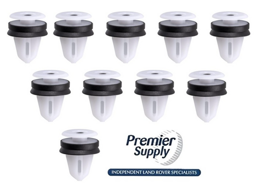 10 x DISCOVERY 3 FREELANDER 2 RANGE ROVER SPORT DOOR CARD TRIM CLIPS LR013135