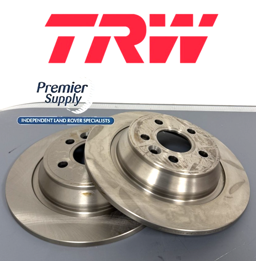 TRW RANGE ROVER EVOQUE 302MM REAR BRAKE DISCS LR027123