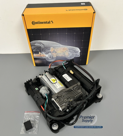 RANGE ROVER L322 AIR SUSPENSION COMPRESSOR WITH MOUNTING BRACKET LR041777