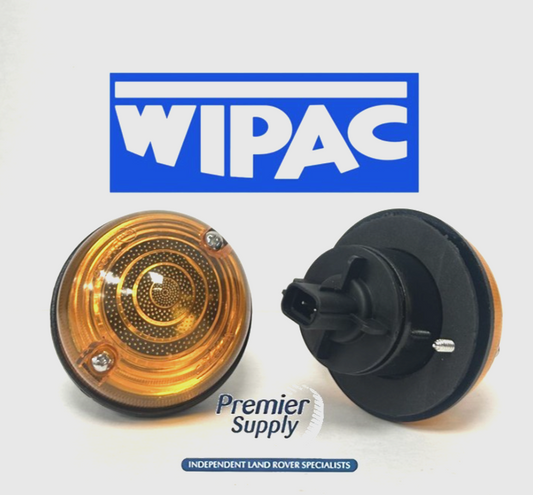 2 x WIPAC LAND ROVER DEFENDER FRONT INDICATOR LAMP 1995 onwards LR048188