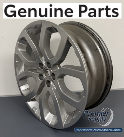GENUINE RANGE ROVER EVOQUE 8J X 20" CHROME SHADOW STYLE 7 ALLOY WHEEL LR048433