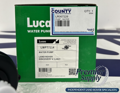 5.0 V8 3.0 V6 PETROL RANGE ROVER LAND ROVER JAGUAR AUXILIARY WATER PUMP LR067228