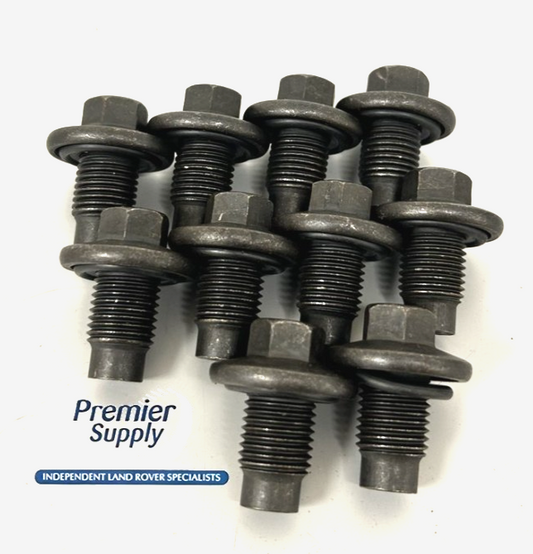10 x LAND ROVER DISCOVERY RANGE ROVER JAGUAR OIL DRAIN SUMP PLUG WASHER LR073675