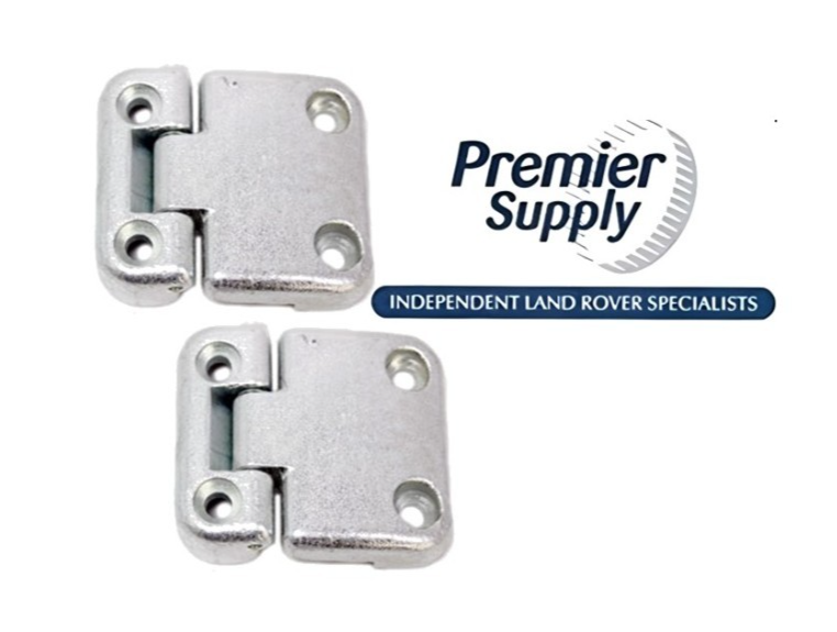 LAND ROVER DEFENDER FRONT RIGHT HAND UPPER & LOWER HINGE SET - LR077708 LR074026