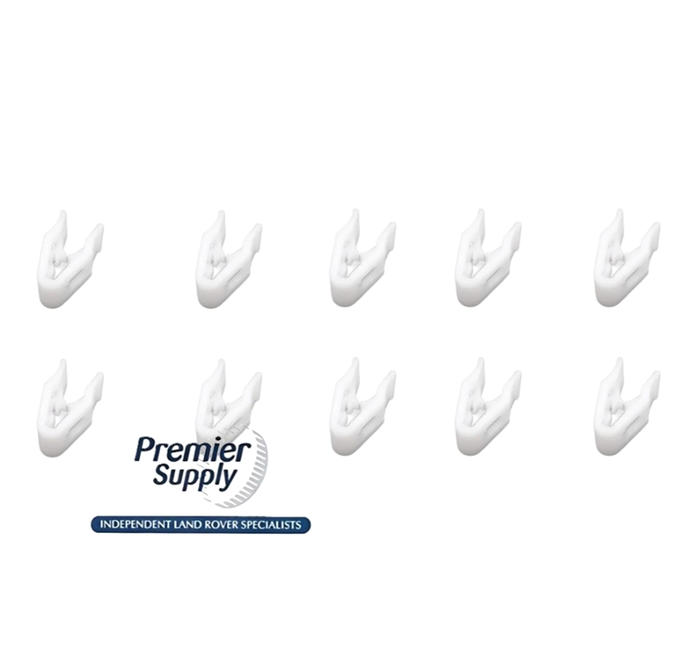 10X LAND ROVER WHEEL ARCH BODY MOULDING CLIPS LR082683