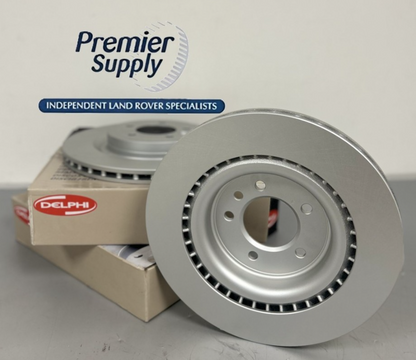 2 x LAND ROVER DISCOVERY 5 RANGE ROVER L405 SPORT L494 REAR BRAKE DISCS LR033302