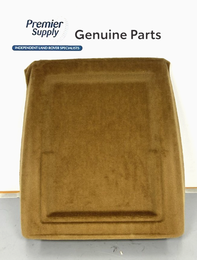 GENUINE NOS RANGE ROVER CLASSIC FRONT SEAT BACK PANEL BROWN MUC1854