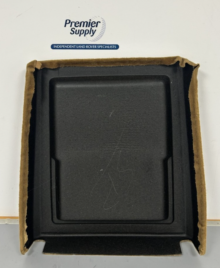GENUINE NOS RANGE ROVER CLASSIC FRONT SEAT BACK PANEL BROWN MUC1854