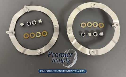 2 x LAND ROVER DEFENDER DISCOVERY 1 FRONT SPRING TURRET RETAINING RING RNJ500010
