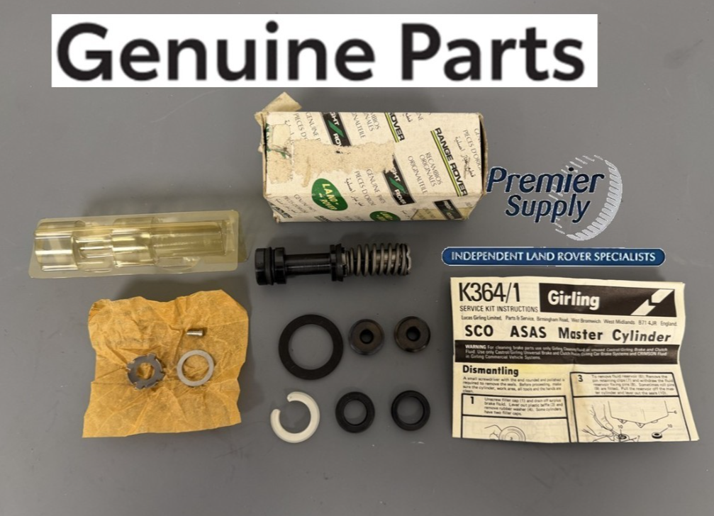 GENUINE LAND ROVER DEFENDER CLUTCH MASTER CYLINDER REAR KIT RTC3387