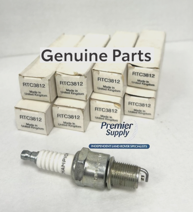 8 x GENUINE 3.5 V8 SPARK PLUGS RANGE ROVER CLASSIC DISCOVERY 1 DEFENDER RTC3812
