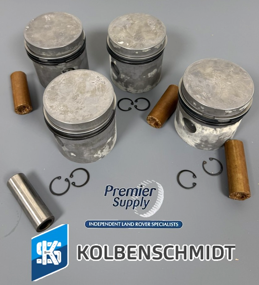 4x KOLBENSCHMIDT 2.25 4CYL PETROL LAND ROVER DEFENDER L315 PISTONS STD RTC4188S