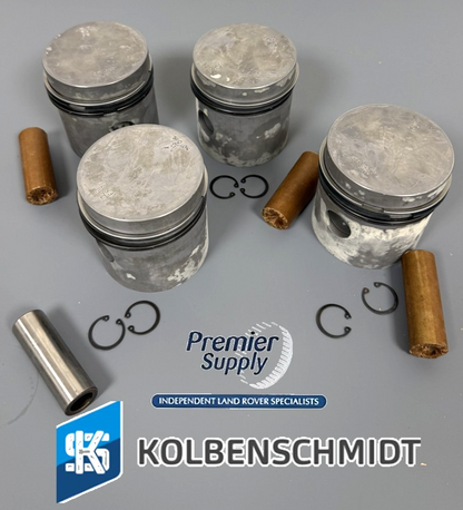 4x KOLBENSCHMIDT 2.25 4CYL PETROL LAND ROVER DEFENDER L315 PISTONS STD RTC4188S