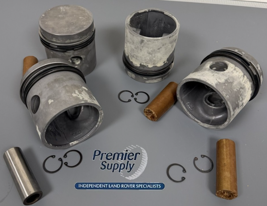 4x KOLBENSCHMIDT 2.25 4CYL PETROL LAND ROVER DEFENDER L315 PISTONS STD RTC4188S