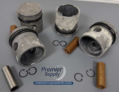 4x KOLBENSCHMIDT 2.25 4CYL PETROL LAND ROVER DEFENDER L315 PISTONS STD RTC4188S