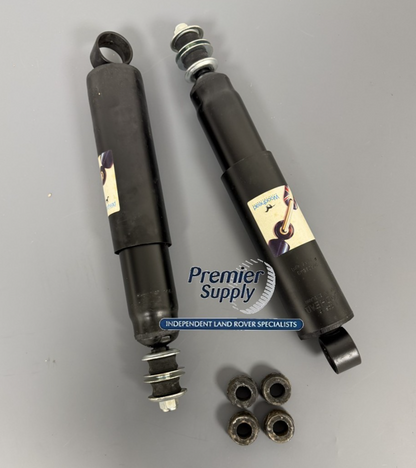 2 X WOOD HEAD LAND ROVER SERIES 2 & 3 REAR 1 TON SHOCK ABSORBER 109 RTC4233
