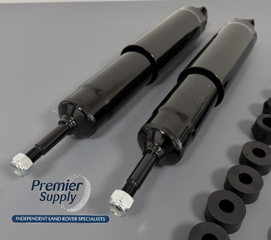 2x LAND ROVER SERIES 2,2A,3 LWB 109" REAR SHOCK ABSORBERS RTC4442