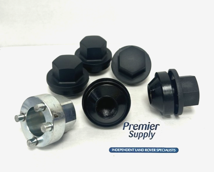 LOCKING WHEEL NUT KIT for STEEL WHEELS LAND ROVER DEFENDER DISCOVERY 1 RTC9535