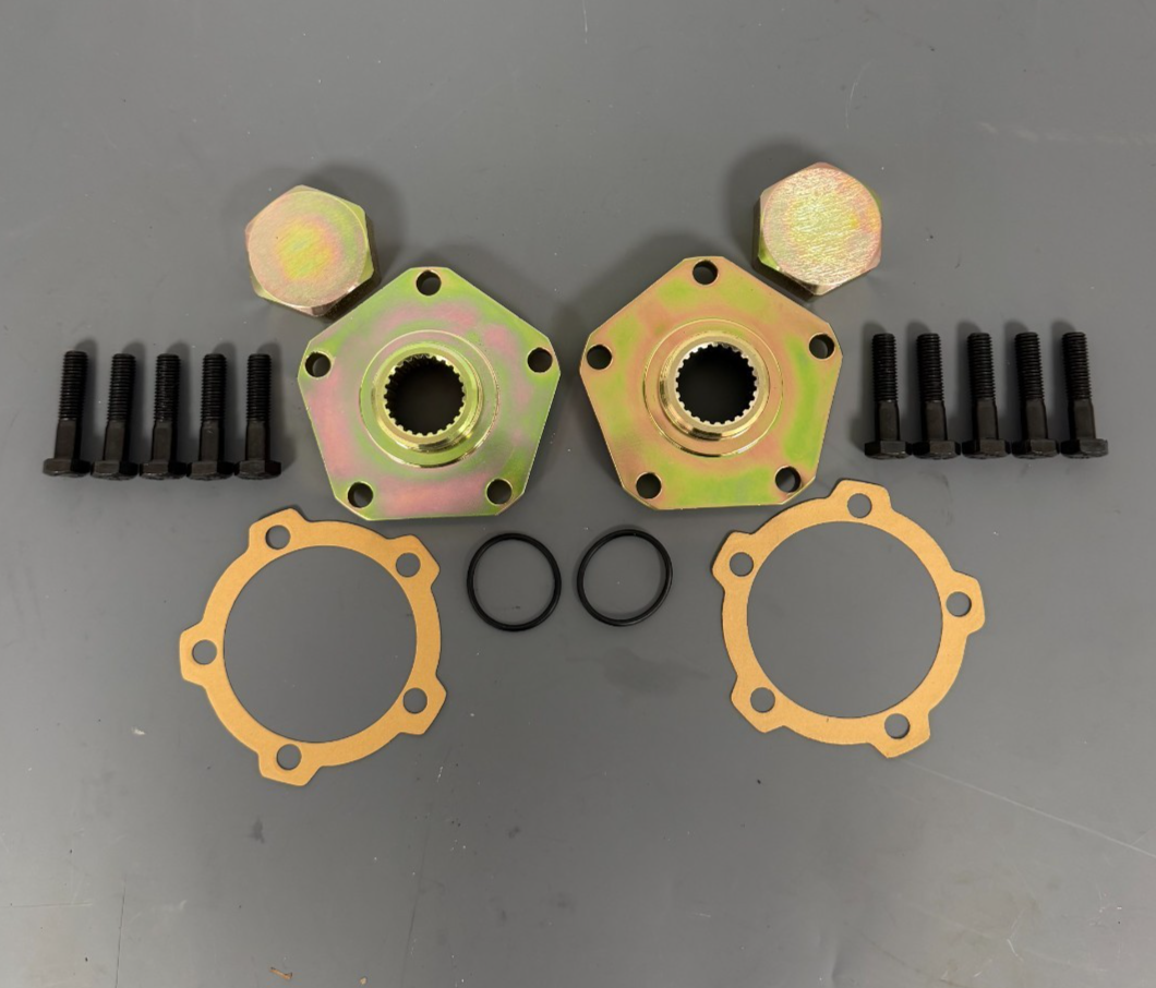 LAND ROVER DEFENDER LATE TYPE HEAVY DUTY 24 SPLINE DRIVE FLANGE KIT RUC105200