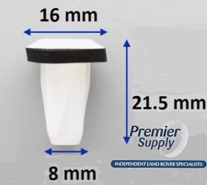 Land Rover, Jaguar Expanding Plastic Nut Screw Grommet RYH500840 X 10