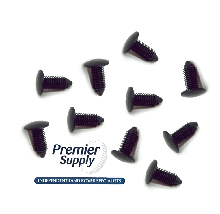 10x LAND ROVER EXTERIOR DOOR TRIM,FLOOR CARPET CLIPS RZM500130
