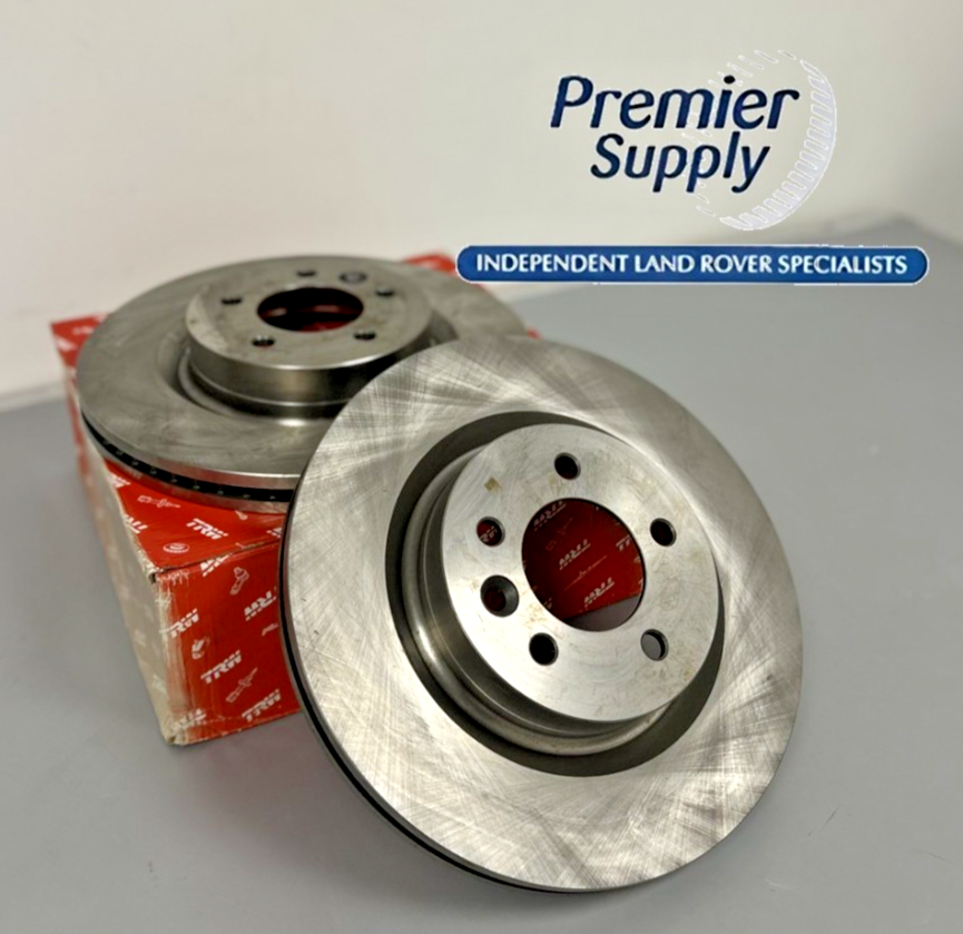 2 x 4.4 V8 AJ PETROL RANGE ROVER SPORT DISCOVERY 3 FRONT BRAKE DISCS SDB000614