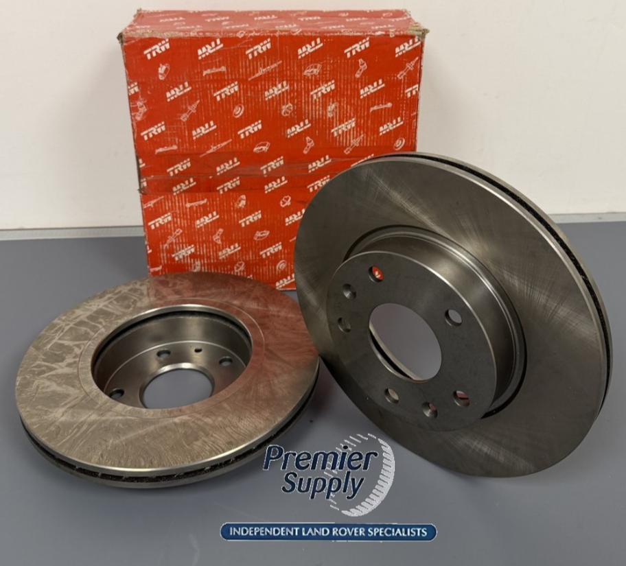 TRW LAND ROVER FREELANDER FRONT VENTED BRAKE DISCS SDB101070