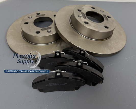 LAND ROVER FREELANDER UP TO 2000 FRONT BRAKE PADS AND DISCS