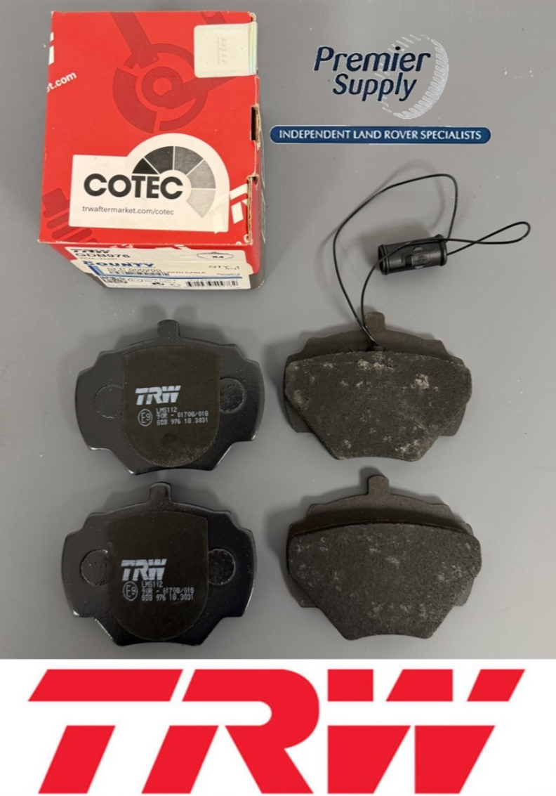 TRW LAND ROVER DISCOVERY 1,RR CLASSIC REAR BRAKE PAD KIT WITH SENSOR SFP500200