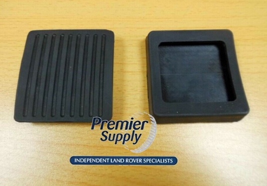 LAND ROVER DEFENDER CLUTCH & BRAKE PEDAL RUBBER KIT 2 x SKE500060