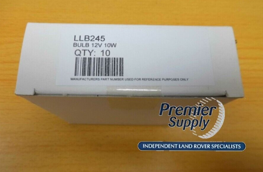 LLB245 10W 12V Ba15s SCC LIGHT BULB X 10