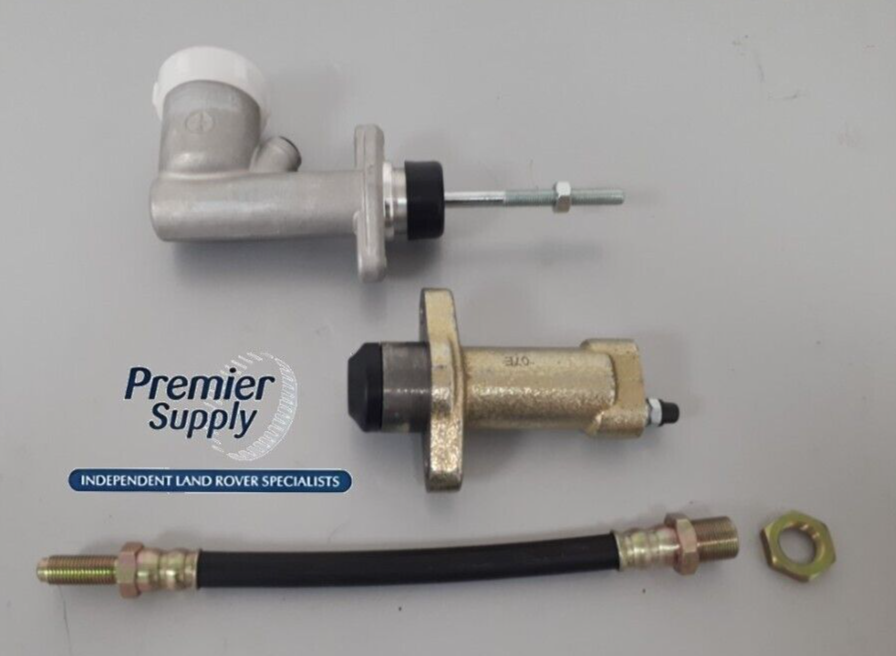 LAND ROVER DEFENDER TD5 CLUTCH MASTER SLAVE CYLINDER & FLEXI HOSE KIT