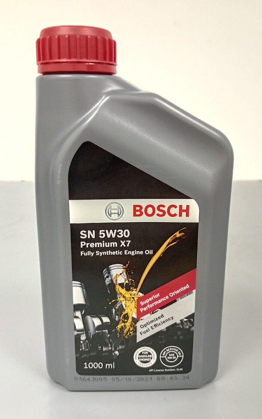 TRADE PACK  OF BOSCH PREMIUM 5W30 FULLY SYNTHETIC ENGINE OIL 1 LITRE BOTTLE x 16