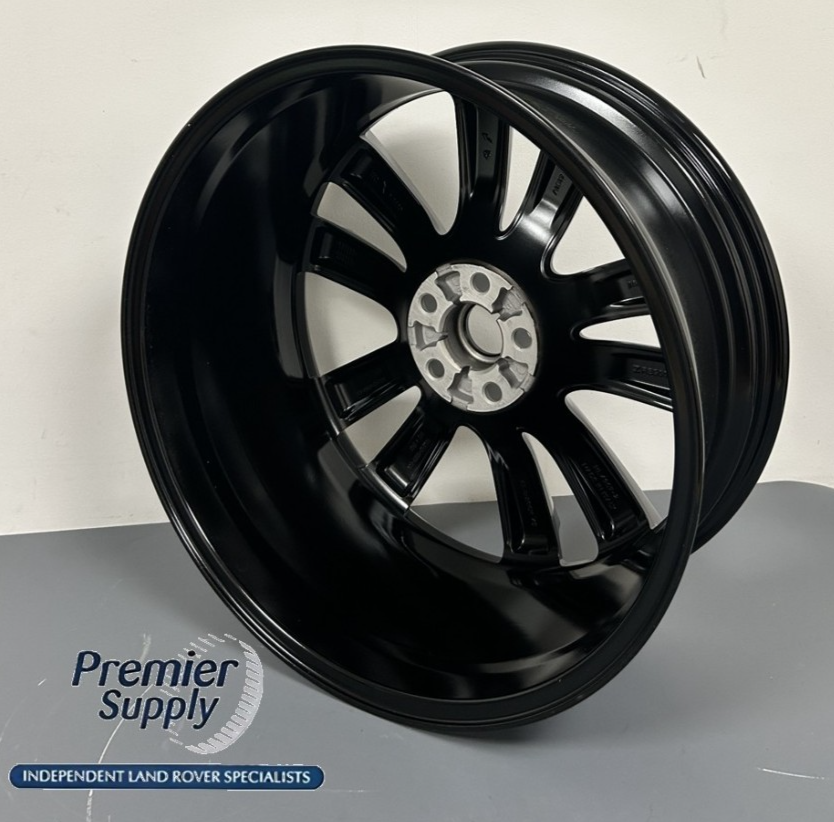 JAGUAR F-PACE 8.5J x 20" VENOM TWIN 5 SPOKE BLACK FINISH ALLOY WHEEL T4A3803
