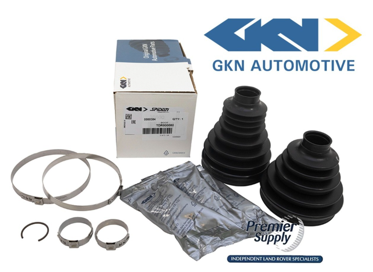 RANGE ROVER SPORT DISCOVERY 3 & 4 REAR DRIVESHAFT CV BOOT GAITER KIT TDR500080