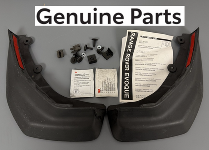 GENUINE RANGE ROVER EVOQUE FRONT MUD FLAP SET KIT VPLVP0065