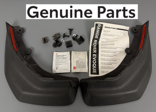 GENUINE RANGE ROVER EVOQUE FRONT MUD FLAP SET KIT VPLVP0065