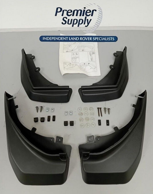 RANGE ROVER EVOQUE DYNAMIC FRONT & REAR MUD FLAP SET KIT VPLVP0066 & VPLVP0070