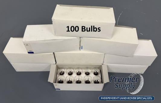 BOX of 100 CLEAR 12v 21w SIDE FOG REVERSE BULBS P21W GENUINE OEM 264591