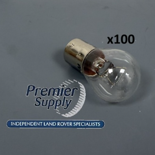 BOX of 100 CLEAR 12v 21w SIDE FOG REVERSE BULBS P21W GENUINE OEM 264591