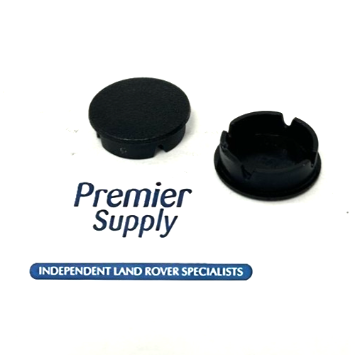 2 x OEM LAND ROVER DEFENDER BLACK WINDOW WINDER HANDLE CAP YXX3200PMA