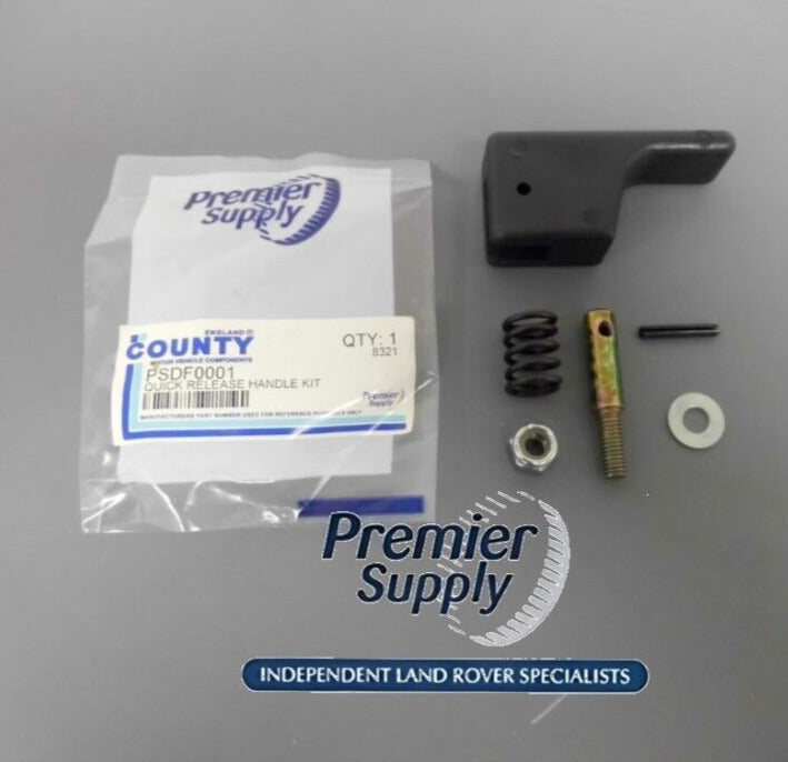 LAND ROVER DEFENDER SOFT TOP WINDSCREEN QUICK RELEASE HANDLE KIT PSDF0001