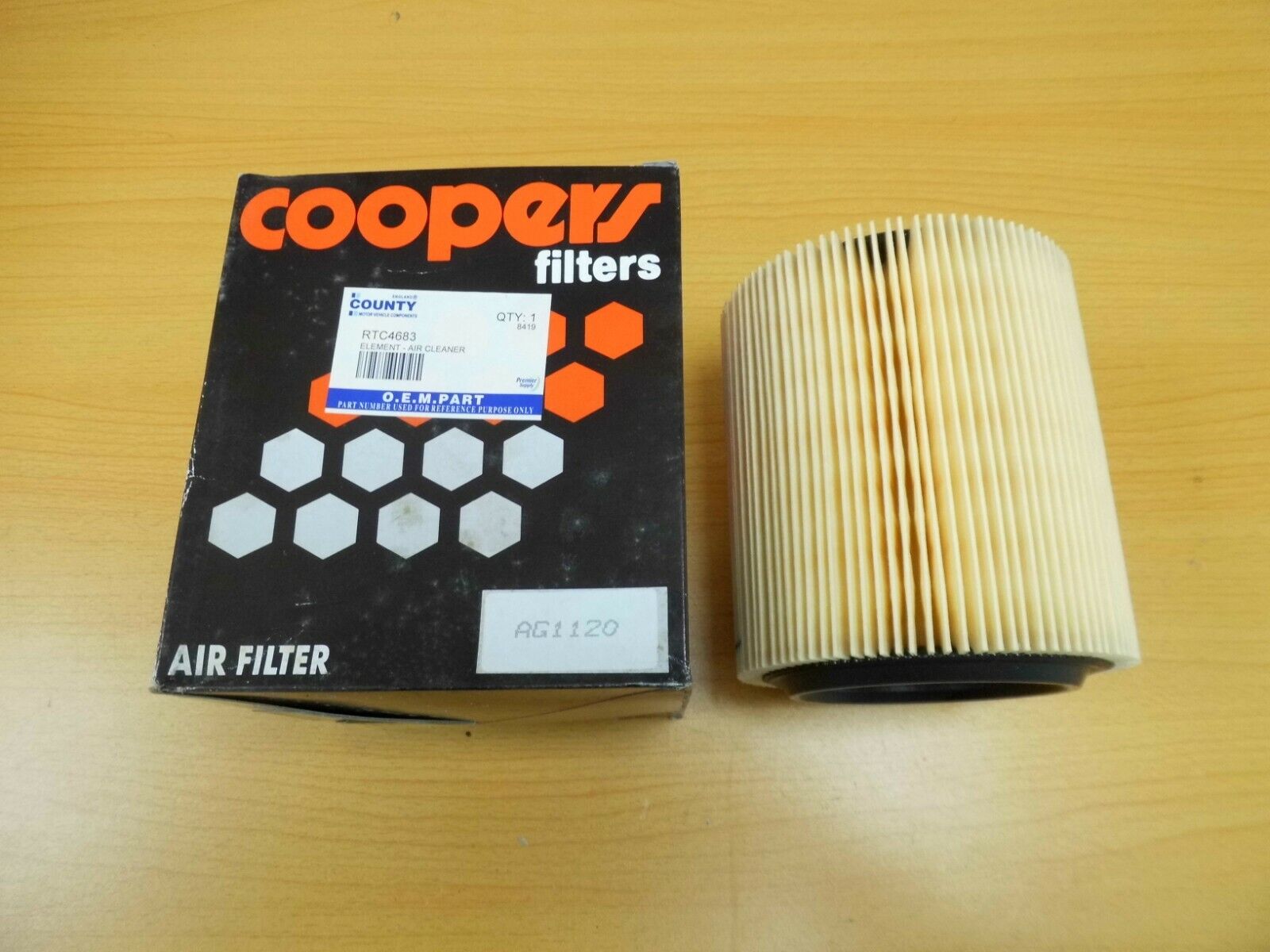 LAND ROVER DISCOVERY 1, RANGE ROVER CLASSIC V8 EFI AIR FILTER RTC4683 ...