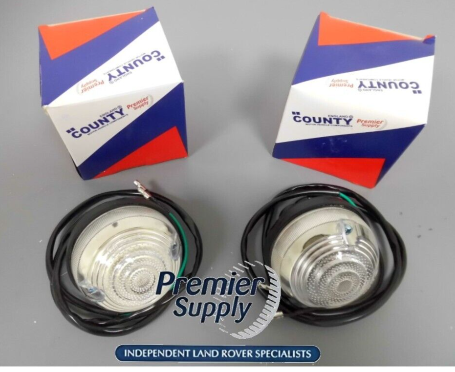 LAND ROVER SERIES 2A,3 / EARLY DEFENDER FRONT SIDE LIGHT RTC5012 X 2