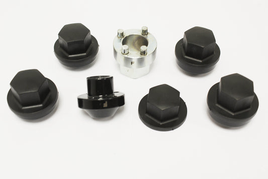 RTC9535 - KIT - WHEEL LOCKING - STEEL - SET OF 5 - Suitable for Discovery 1, All Defenders & Range Rover Classic From ALLMAKES