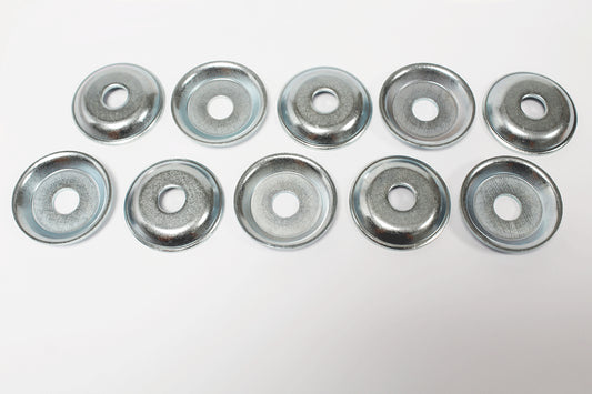 RYF500230 - WASHER - RETAINER - REAR SUSPENSION - LOWER SHOCK BUSH - Suitable for Discovery 1, All Defenders From ALLMAKES