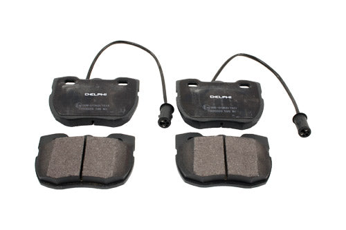 SFP500180G - BRAKE PAD SET FOR FRONT BRAKES - VENTED DISCS - WITH SENSORS - Suitable for Discovery 1, Range Rover Classic From PR2 DELPHI