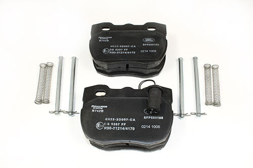 SFP500180M - BRAKE PAD SET FOR FRONT BRAKES - VENTED DISCS - WITH SENSORS - Suitable for Discovery 1, Range Rover Classic From PR2 MINTEX